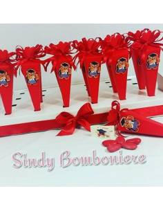 Scatoline portaconfetti laurea economiche con gufo laureato 2