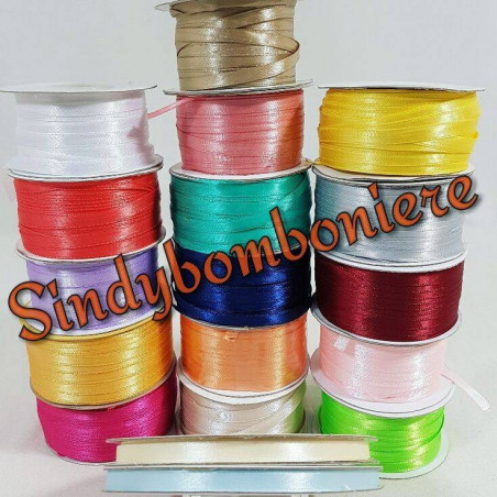 Nastro Doppio Raso 6 mm 50 Mt per confezionare Bomboniere Offerta Online 