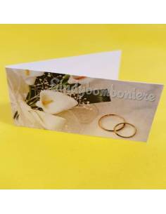 10 Bigliettini Matrimonio, Anniversario, Promessa personalizzati con frase STAMPA INCLUSA 2