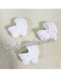 Gessetti profumati carrozzina per confezionare bomboniere 3 Pezzi 1€