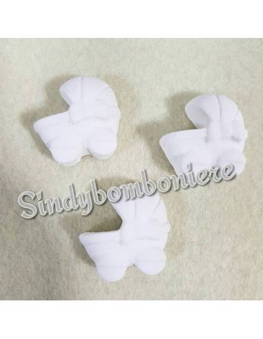 Gessetti profumati carrozzina per confezionare bomboniere 3 Pezzi 1€