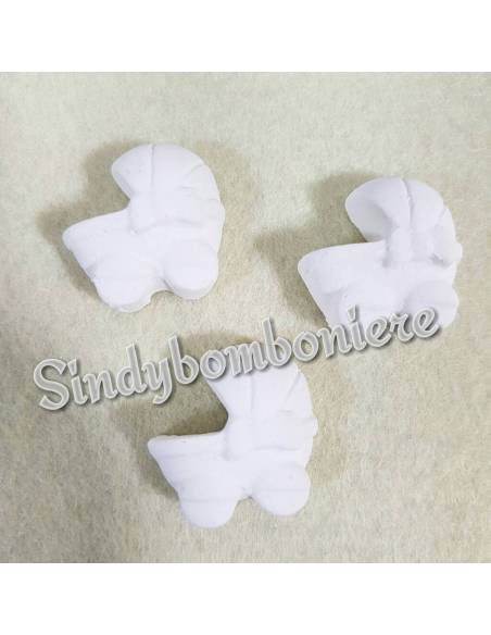 Gessetti profumati carrozzina per confezionare bomboniere 3 Pezzi 1€