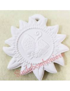 Gessetti profumati cresima appendino per bomboniere fai da te 3 pezzi 1 uero