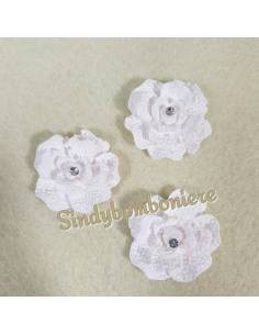 3 Gessetti profumati fiore con strass