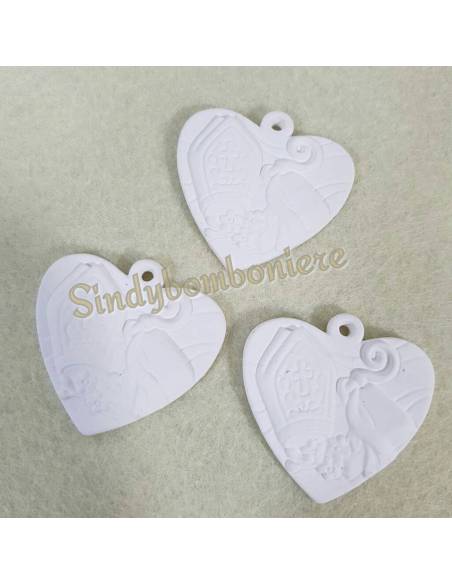 3 gessetti profumati cuore comunioni,cresime