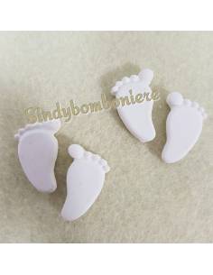 3 gessetti profumati piedino bimbo/bimba nascita