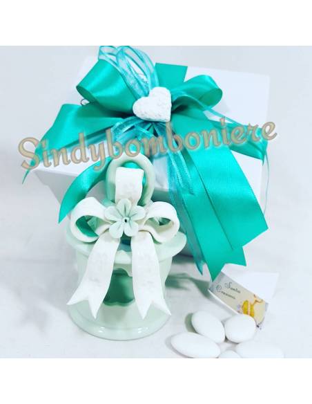 Lanterna porcellana traforata per candela bomboniera elegante ed originale 