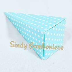 Scatola portaconfetti nascita bimbo a pois