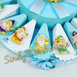 TORTA BOMBONIERE GNOMO FOLLETTO bimbo magnete 2