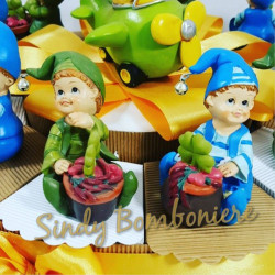 BOMBONIERE per nascita compleanno GNOMO folletto bimbo battesimo 2