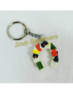 Portachiavi a forma di staffa di cavallo ideali per laurea uomo donna 2 pezzi 1,50€