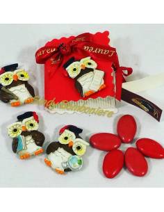 Scatoline portaconfetti laurea con coccinella