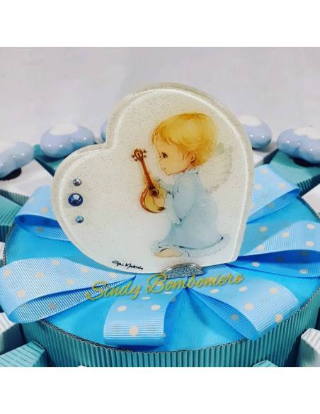 Torta bomboniera con centrale Carlo Pignatelli