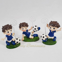 Calciatori clip portainvito comunione cresima CUOREMATTO LINEA CUORE IN CAMPO 2