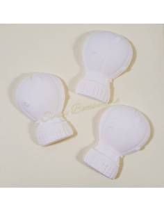 3 gessetti profumati per bomboniere nascita matrimonio battesimo mongolfiera con cuore