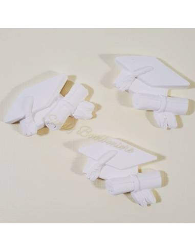 4 gessetti profumati gufo per confezione bomboniere