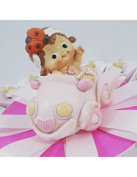 Torta porta bomboniere con animaletti da appoggio gatto cane panda con centrale salvadanaio