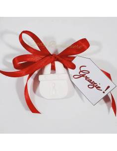 Segnaposto matrimonio 2 pezzi cuore lucchetto bigliettino grazie originali ed economici prezzi bassi