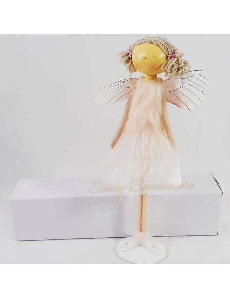 Bambola a forma di angioletto regalo per battesimo nascita comunione bambina AD EMOZIONI LINEA DOLLY