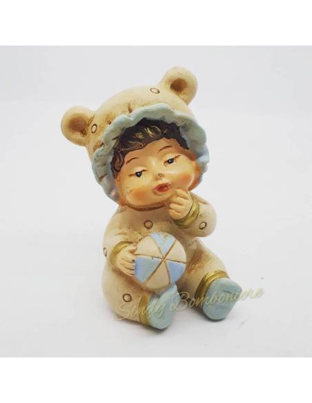 Torta bomboniere maschietto, dettaglio della bomboniera