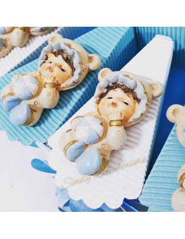 TORTA BOMBONIERE BIMBO magnete palla SPEDIZIONE INCLUSA nascita battesimo