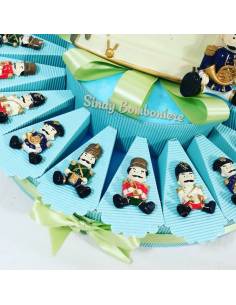 Bomboniere nascita compleanno battesimo Soldatino magnete guerra assortito portafoto bimbo 2