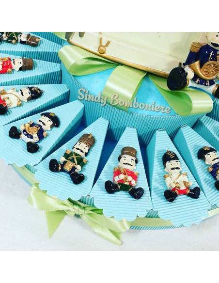 Bomboniere nascita compleanno battesimo Soldatino magnete guerra assortito portafoto bimbo