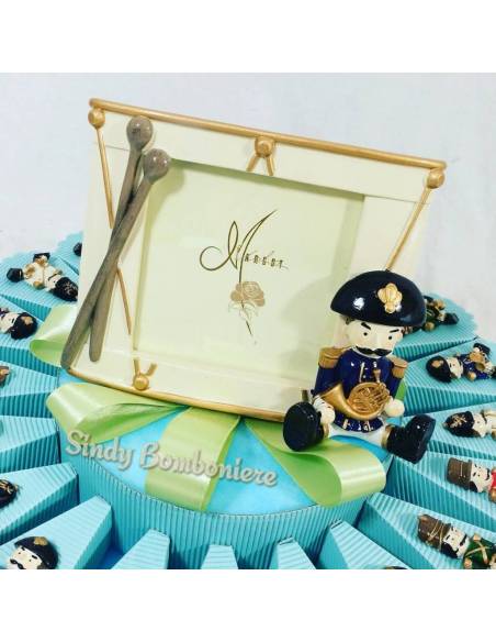 Bomboniere nascita compleanno battesimo Soldatino magnete guerra assortito portafoto bimbo