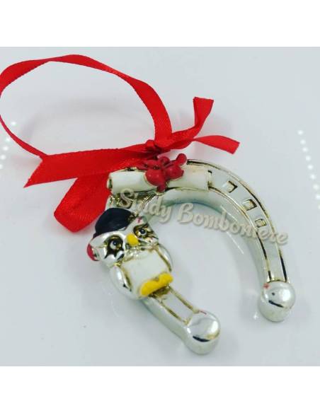 Tocco in resina nero con clip portamessaggi e nappina con sacchetto BOMBONIERA LAUREA