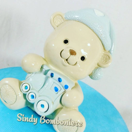 TORTA BOMBONIERA CON ORSETTI NASCITA, BATTESIMO, COMUNIONE, CRESIMA, COMPLEANNO 