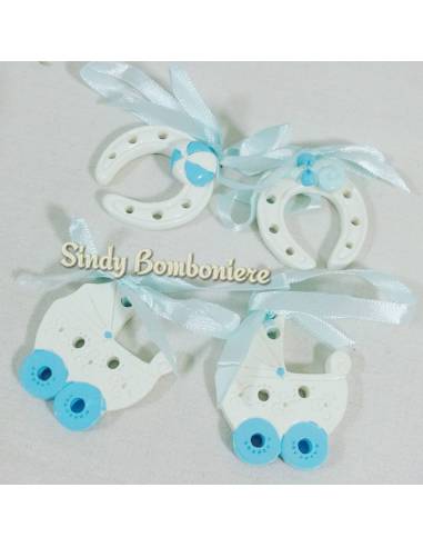 TORTA BOMBONIERA cavalluccio dondolo bimbo SPEDIZIONE INCLUSA nascita battesimo 1° compleanno