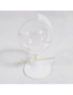 BOMBONIERA LAUREA MAPPAMONDO pensierino con veletto confetti  2