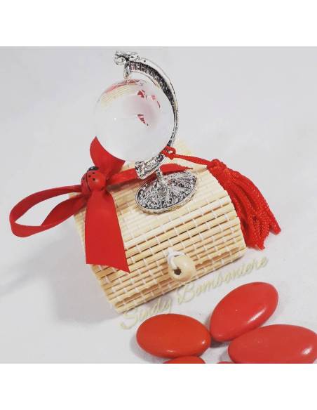 Scatolina aprifesta segnaposto in pvc con DNA in zama bomboniera economica per laurea in CHIMICA e BIOLOGIA