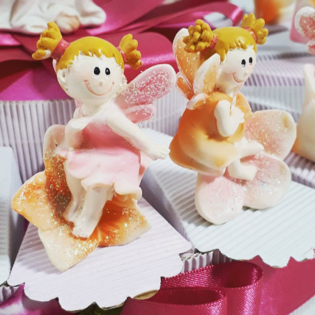 TORTA BOMBONIERA FATINA fata bimba SPEDIZIONE INCLUSA nascita battesimo 