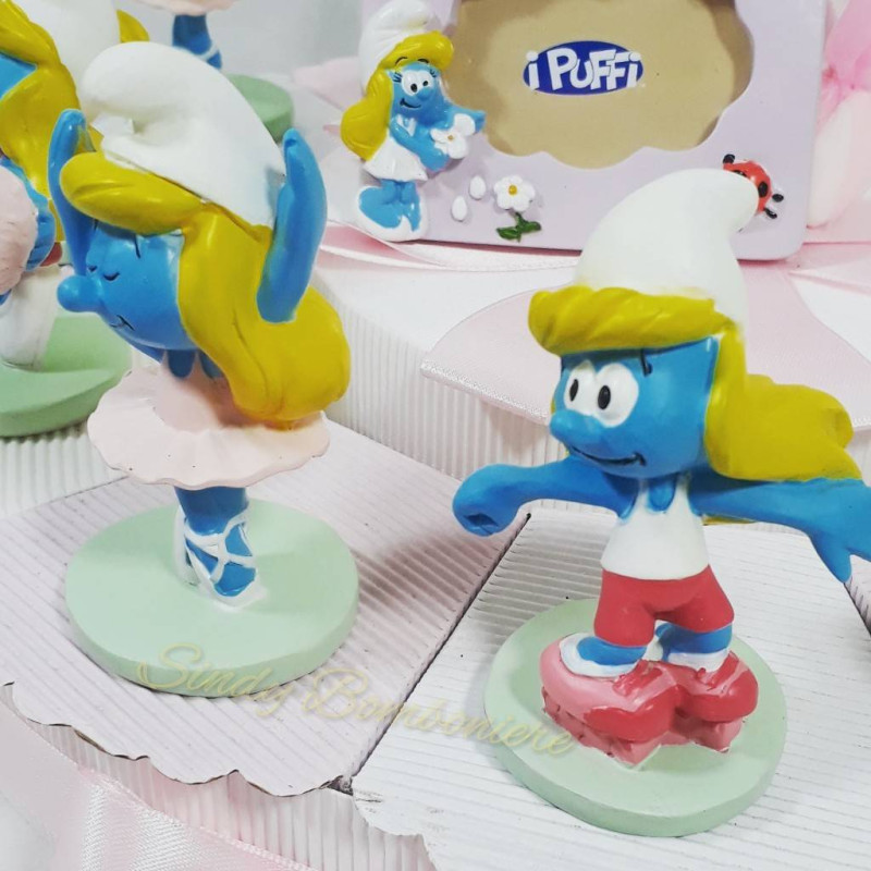 TORTA BOMBONIERA PUFFETTA-SPORT-NASCITA-BATTESIMO-COMUNIONE-CRESIMA-COMPLEANNO