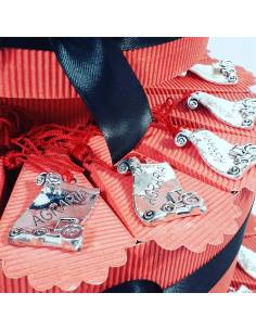 TORTA BOMBONIERA per laurea porta confetti pergamena Agraria spedizione inclusa 2