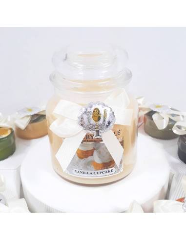 Torta bomboniera Prima Comunione candele Country Candle per bambina