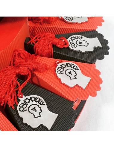 Torta bomboniera Ciondolo a forma di Testa laurea in Psicologia
