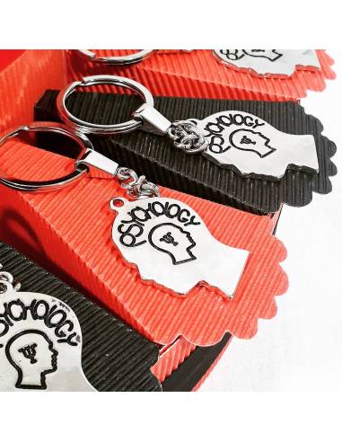 Torta bomboniera Ciondolo portachiavi a forma di Testa laurea in Psicologia