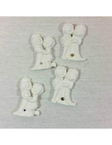 BOMBONIERE SPOSI GESSETTI PROFUMATI NO CONFETTI MATRIMONIO PROMESSA 24 PZ €14,99