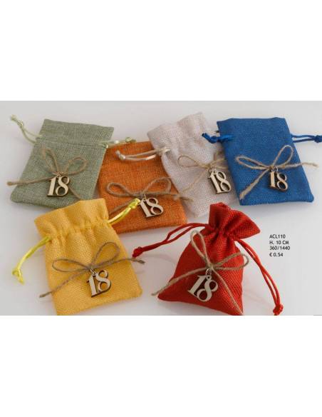 CONFETTATA COMPLEANNO 18 ANNI IDEE ORIGINALI sacchetti colorati