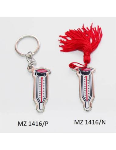 Bomboniera Laurea termometro con nappa o portachiavi infermiere