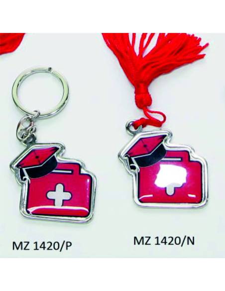 Bomboniera Laurea medicina borsa valigetta dottore medico con nappa o portachiavi 