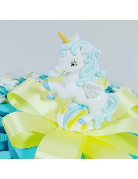 torta bomboniera unicorno magnete maschietto e salvadanaio bomboniere battesimo online