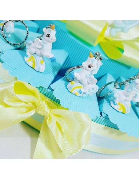 torta bomboniera unicorno portachiavi maschio e salvadanaio bomboniere battesimo online