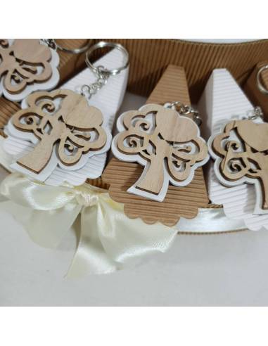 TORTA BOMBONIERA 500 BIANCA cuori love AMORE PER MATRIMONIO per evento COMPLEANNO FESTA CONFETTI E BIGLIETTO