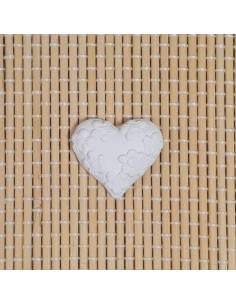 3 Gessetti profumati a forma di cuore con fiori bomboniere matrimonio promessa