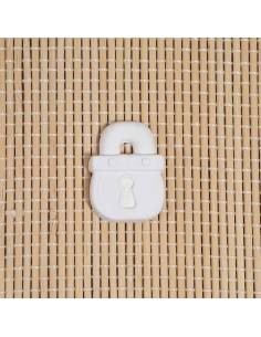 5 Gessetti profumati a forma di LUCCHETTO quadrato bomboniere matrimonio promessa ecc