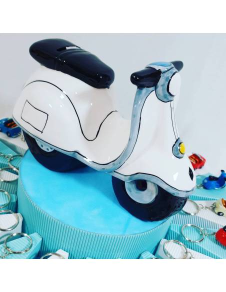 Torta Bomboniere vespe portachiavi colorati per cresima comunione compleanno 