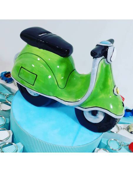 Torta Bomboniere vespe portachiavi colorati per cresima comunione compleanno 